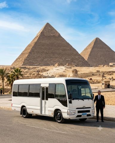 Toyota Coaster 21 Seater Minibus Rental with Professional Chauffe