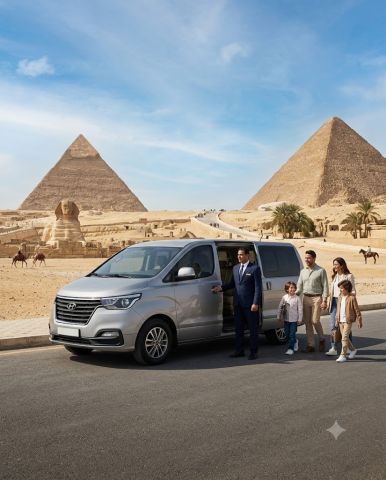 Cheap Car Rental — Hyundai H1 Family Van with Professional 