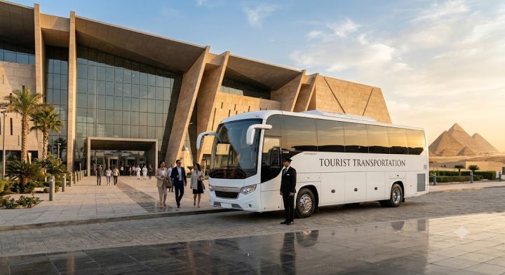 Chevrolet 33 Seater Minibus Rental with Driver for Grand Egyptian