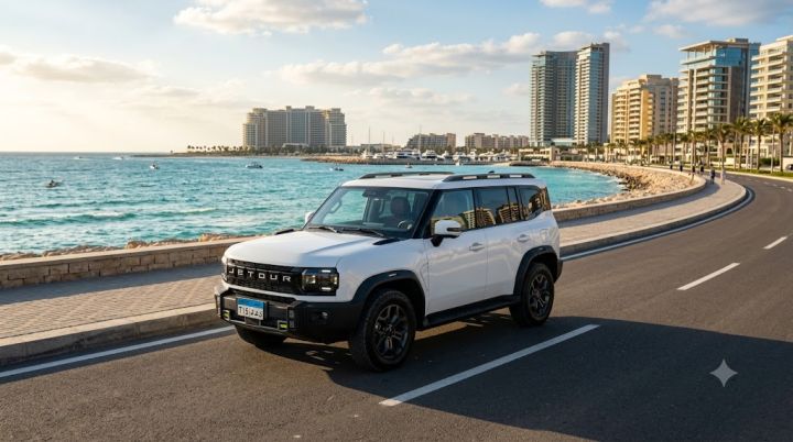 Jetour T2 SUV Rental with Driver in Alamein | Luxury Car Rental 