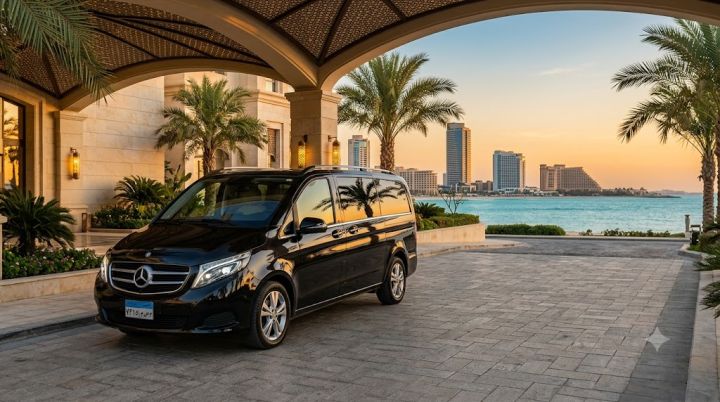 Mercedes Viano Luxury Van Rental with Driver in Alamein | VIP 