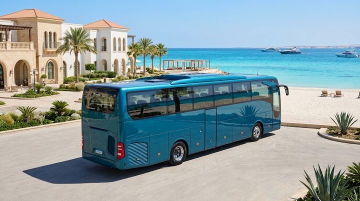 Mercedes 50-Seater Bus Rental for a Same-Day Round Trip 