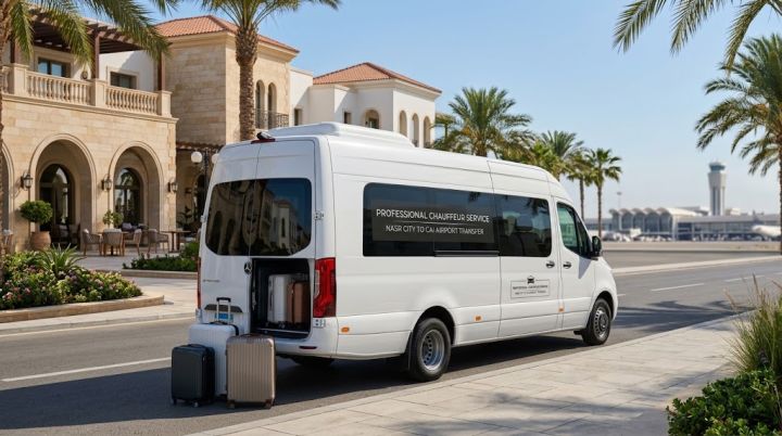 Minibus Rental with Driver from Nasr City to Cairo International 