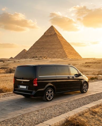Mercedes V250 VIP Rental with Chauffeur for Cairo Pyramids, Egypt