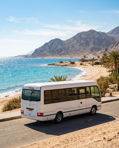 Toyota Coaster 30-Seater Minibus Rental for Ras Sedr Same-Day 