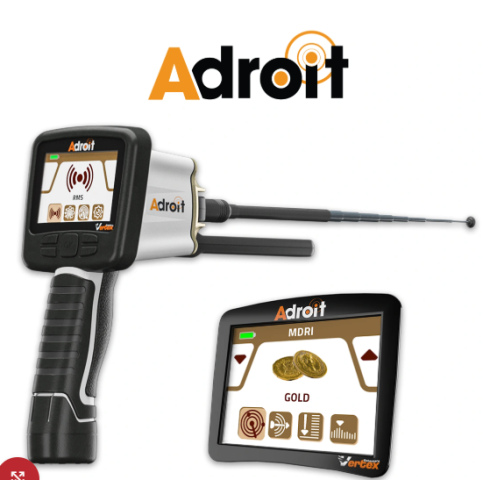 Adroit – جهاز احترافي متطور للكشف عن الذهب والكنوز والمعادن