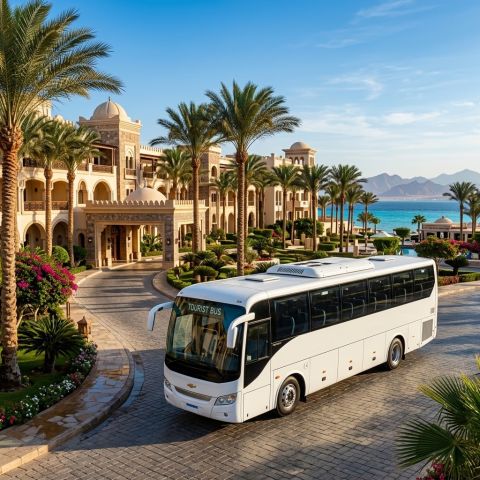 Chevrolet 33 Seater Bus Rental with Driver from Cairo to Sharm 