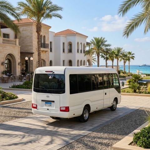 Toyota Coaster 21 Seater Minibus Rental with Driver