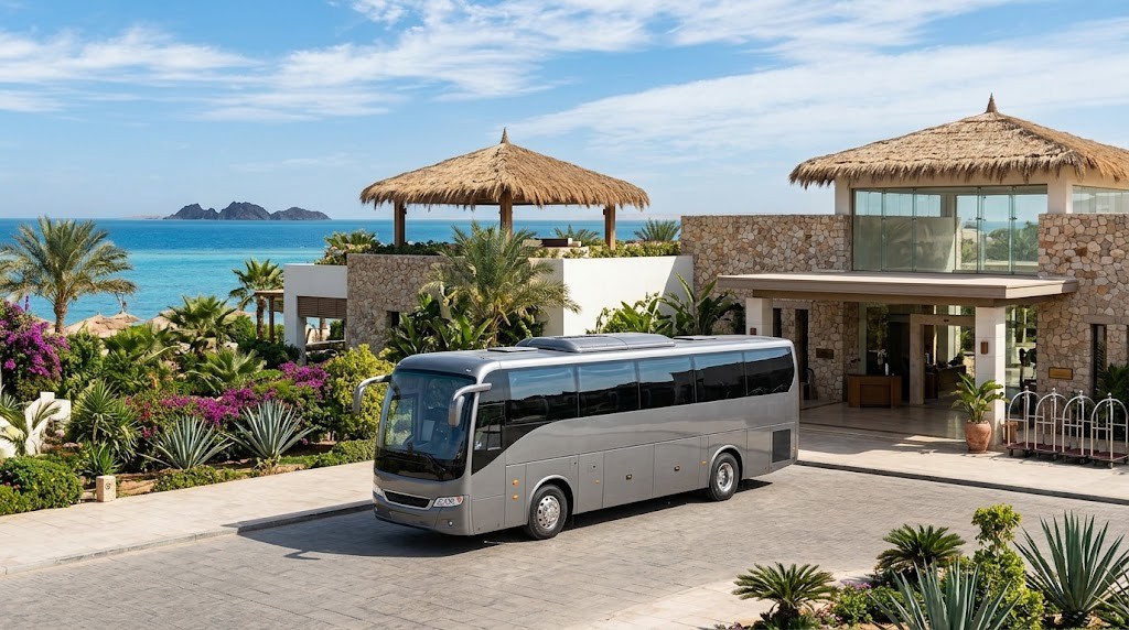33 Seater Bus Rental from Cairo to Hurghada with Driver | Private