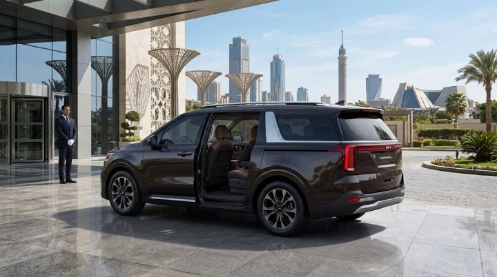 Kia Carnival 2026 Rental with Driver in Cairo | Luxury Family 