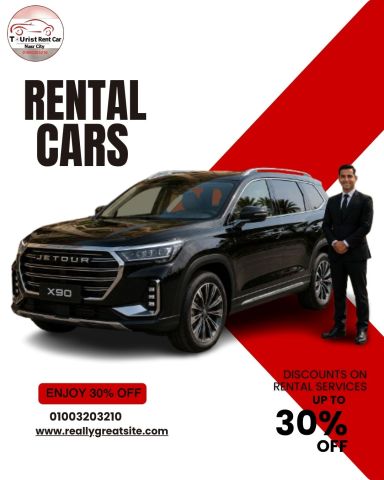 ? Jetour X90 Rental with Driver ✈️ From Cairo Airport to Ras Sud