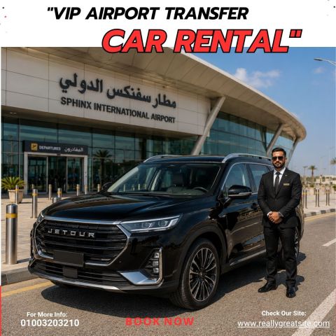 Jetour X90 Rental from Cairo Airport to Ramses Hilton Hotel