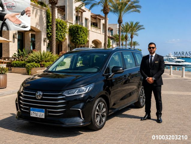 MG G50 Rental with Chauffeur: Spacious Transfer from Cairo Airpor