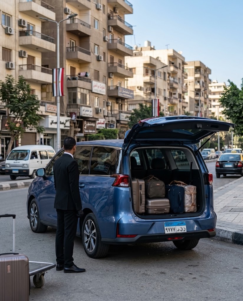 MG G50+ 7 Seater Van Rental with Professional Driver from Nasr
