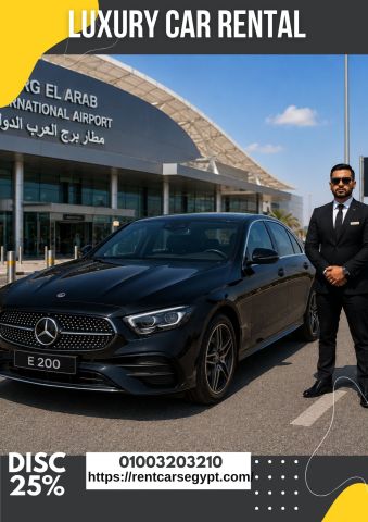 Rent Mercedes E200 with Driver from Cairo Airport to Marsa Alam
