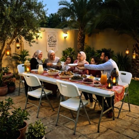 طاولة SunBoat قابلة للطي ومحمولة 240  سم متعددة الاستخدامات 4