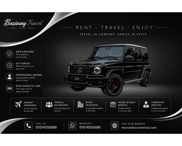 Rent Mercedes | Mercedes G63 | Cairo Airport to Four Seasons 