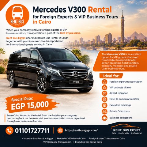 Mercedes V300 for Foreign Experts & Business Tours
