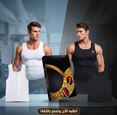 مشد تخسيس رجالي لشد الخصر ودعم الظهر يوني بودي 2