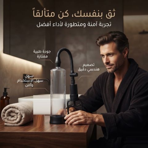 جهاز Penis Pump Manual لتعزيز الثقة والأداء