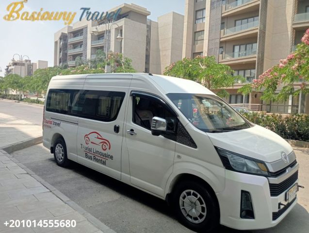 RENT VAN Toyota Hiace Group Transport Vehicle Driver Cairo Airpor