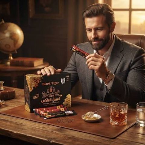  عسل ملكي بلاك تايجر  دعم طبيعي وحيوية أكثر
