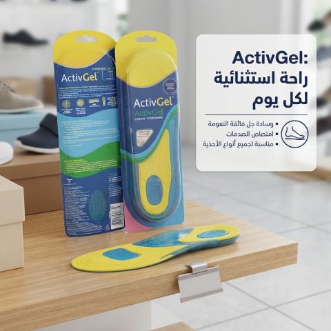فرش جل السيليكون ActivGel لراحة قدميك