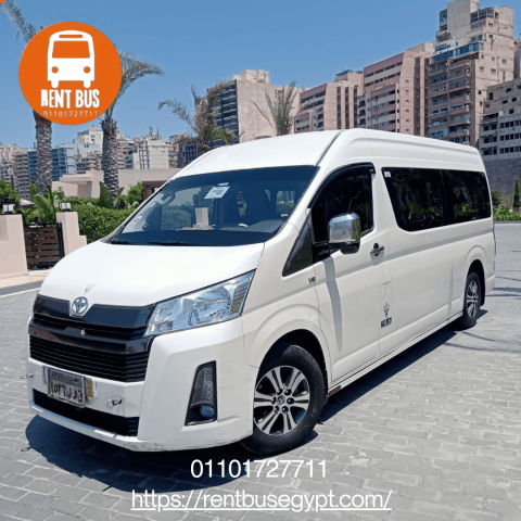 Toyota Hiace 13-Seater Rental with Driver in Cairo 4