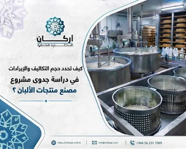 دراسة جدوى مشروع مصنع منتجات الألبان 
