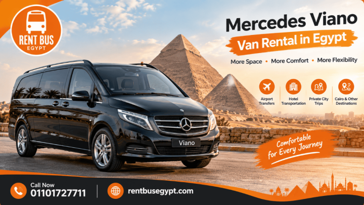 Mercedes Viano Rental in Cairo with Driver – Premium Private 