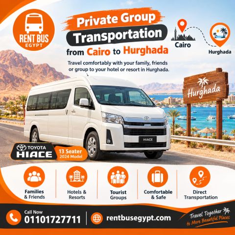 Private Group Transportation from Cairo to Hurghada