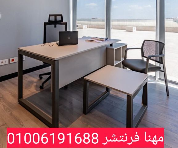 مكتب موظف خشبى بوحدة شانون ثابتة أدراج كالون 3