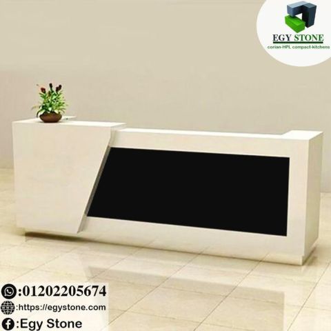 الوان و تصميمات عصرية لكاونترات الشركات و العيادات من ايجي ستون 4