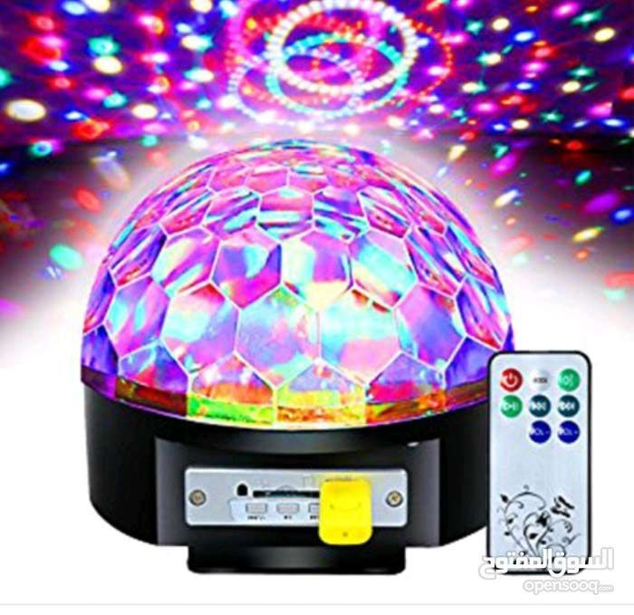 كرة الديسكو الاضاءة بافلاشة والريموت 6