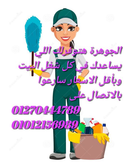 شركة الجوهرة للخدمات المنزلية 01012156989يوجد عاملات نظافة 3