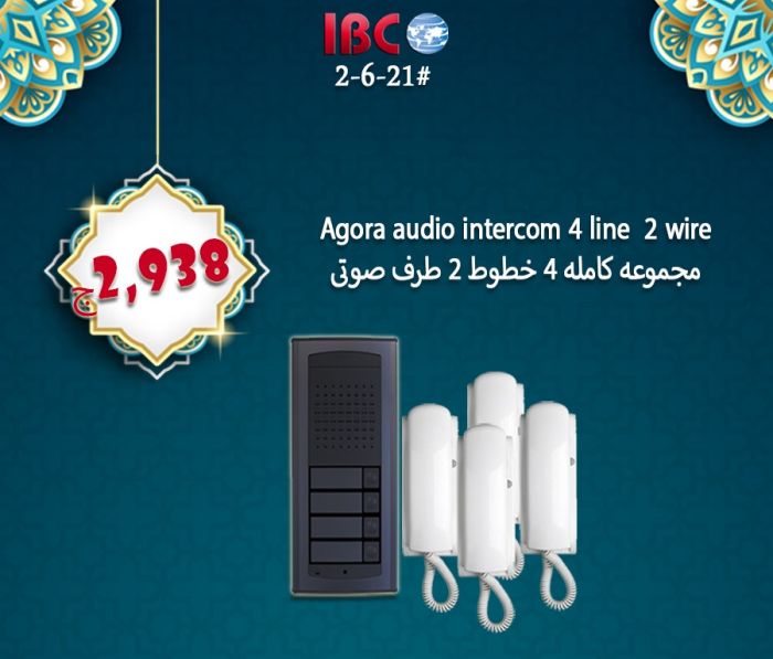 Agora audio intercom 4 line 2 wire 1