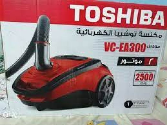 مكنسة كهربائية توشيبا TOSHIBA  (وات 2500) ، فلتر HEPA   اللون:  أحمر × أسود 5