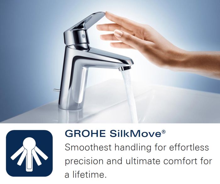 خلاط حوض كونشيتو GROHE CONCETTO شكل حرف C (عالي) - اللون كروم 6