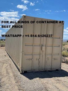  20' & 40' Shipping Containers ON SALE!! Whatsapp +1 514 6126237 2