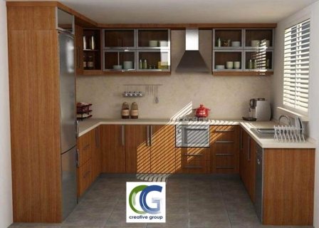 مطبخ خشب صغير/ شركة كرياتف جروب بتقدملك افضل الخامات باقل الاسعار 01270001659