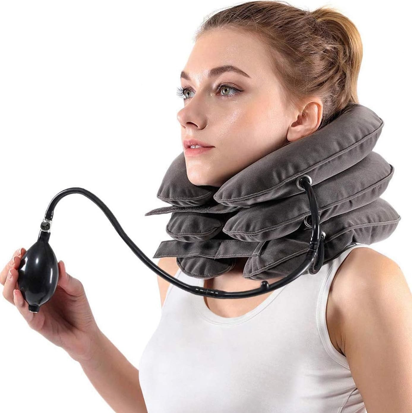 مخده رقبه قابله لنفخ بسهوله بدون تعب وسادة السفر 01012187661
