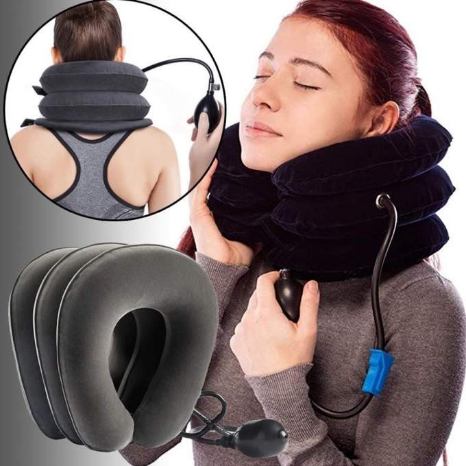 وسادة ومخدة الرقبة الهوائية علاج فعال لآلام الرقبة 01012187661