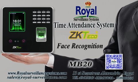 احدث اجهزة الحضور و الانصراف من ZKTeco هو MB20