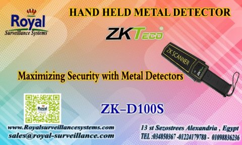 HAND HELD CONVOY ZKTECO جهاز الكشف عن المعادن و المتفجرات