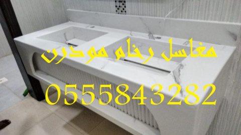  مغاسل رخام , مغاسل حمامات منوعة , صور مغاسل حمامات بسيطه 6