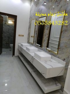  مغاسل رخام , تفصيل مغاسل رخام حمامات في الرياض 2