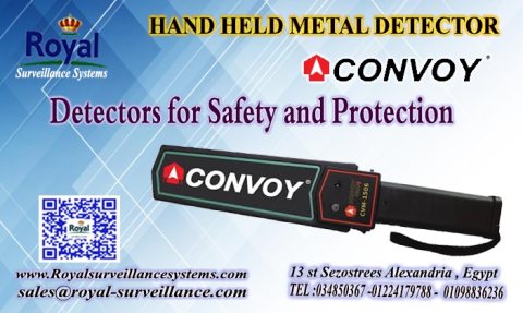 HAND HELD CONVOY ZKTECO جهاز الكشف عن المعادن و المتفجرات