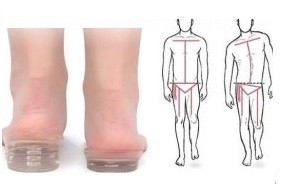 كعب سيليكون طبي داخلي لزيادة الطول 5 سم 01012187661