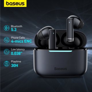 Baseus Bowie E9 Noise Canceling Bluetooth 5.3 Wireless Headphones  1