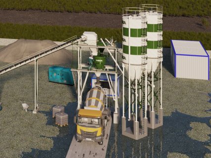 محطة الخرسانة 30 متر مكعب من ميجا - خلاط PLANET   شحن مجاني 4